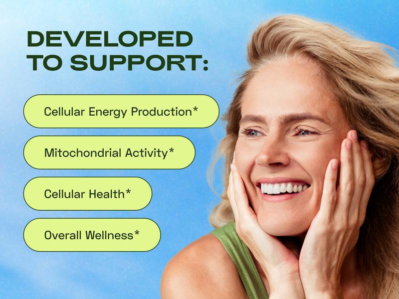 Cata-Kor NAD+ Advanced 500mg - NAD+ Supplement for Energy & Healthy Aging - 60 Count (30 Day Supply) - Previously known as Reus Research NR 900