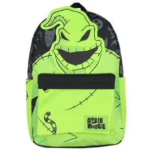 The Nightmare Before Christmas Oogie Boogie 3D Character 17" Backpack Laptop   NBC Travel Book Bag Adjustable Straps