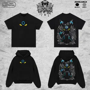 Vintage Umbreon Acid Washed T-Shirt Unisex Oversized Anime Manga T-Shirt Heavyweight Cotton Tee for Anime Fans, Pocket Monster merch, T-shirt anime gift, Anime Streetwear, graphic tees