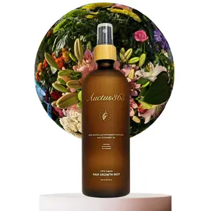 Auctus365 Floral Rose Water Hydrosol Hair Mist - Natural Oil-Blend Hydrating Haircare Product for Scalp Care, Hair Growth