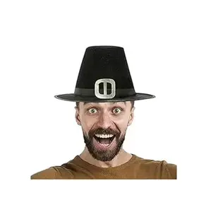 Pilgrim Hat - Thanksgiving - Colonial - Costume Accessory - One Size