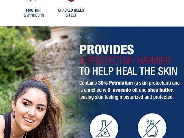 Aquaphor Healing Balm Stick 0.65 oz Avocado Oil & Shea Butter Hypoallergenic Body Moisturizer for Chapped Skin Long Lasting Moisturizing