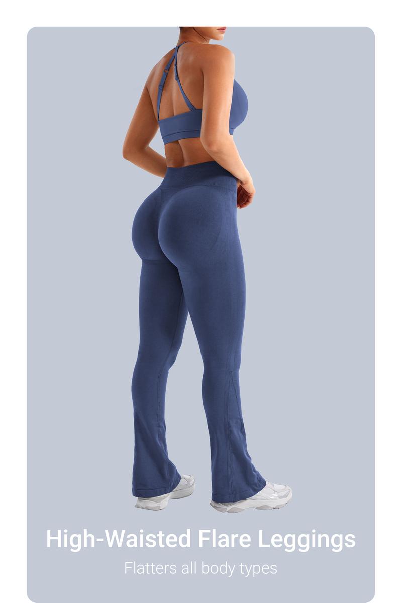 YEOREO Mini Flare Leggings Womens Workout Butt Lifting Legging Hidden Scrunch Seamless Impact Lilliean Yoga Pants YEOREO Mini Flare Leggings Womens Workout Butt Lifting Legging Hidden Scrunch Seamless Impact Lilliean Yoga Pants