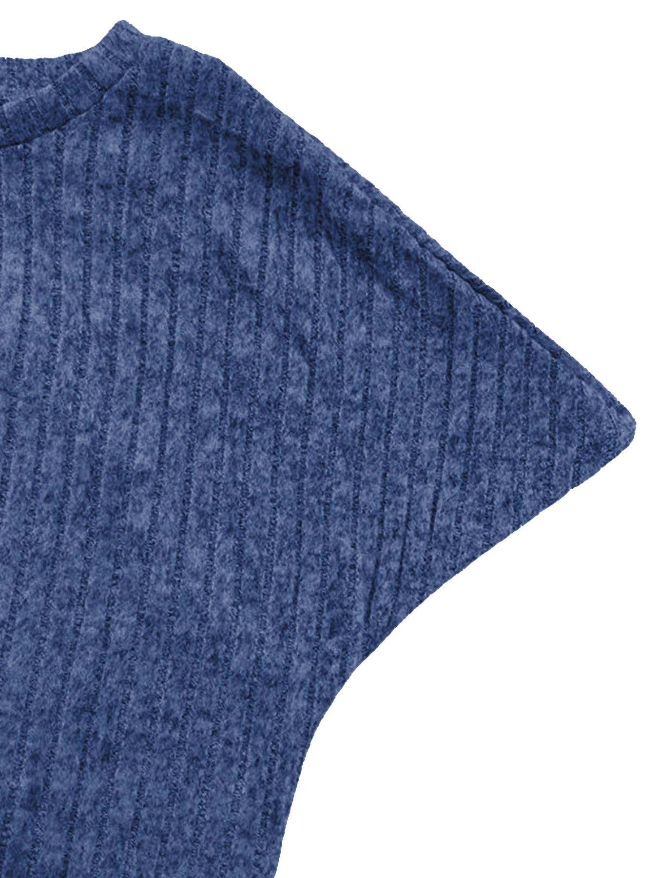 Women's Solid Shortsleeve Crewneck Ribbed Top & Wide Leg Pants Minimalist Casual Fitted Fashion Cozy Top & Trousers for Daily Outdoor Wear Ladies Clothes for Summer Womenswear Yoga Clothes Set Black Batwing Suits Suits Gamis Women's Solid Shortsleeve Crewneck Ribbed Top & Wide Leg Pants Minimalist Casual Fitted Fashion Cozy Top & Trousers for Daily Outdoor Wear Ladies Clothes for Summer Womenswear Yoga Clothes Set Black Batwing Suits Suits Gamis