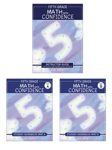 Fifth Grade Math with Confidence Complete Bundle -- Kate Snow, Paperback