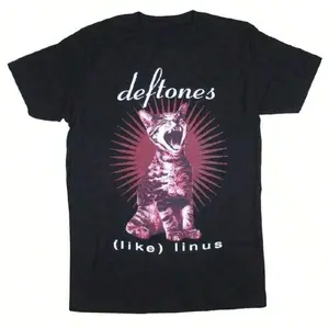Deftones Singer Band Graphic Cotton Tee for Women and Men Oversized Summer Tops Hop Rock Short Sleeve T Shirt Fashionable Casual Shirt
