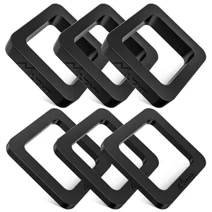 Nilight 6 Pack-Multiple Size Combination 2.5Inch Hitch Receiver Silencer Pad Reduce Rattle and Noise Between Receivers and Tow Hitches Fits for 2.5Inch Trailer Hitch Receiver