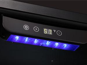 Antarctic Star Beverage Refrigerator - Mini Fridge for Soda Beer or Wine,Small Drink Dispenser, For Office or Bar with Adjustable Removable Shelves,Convertible Door