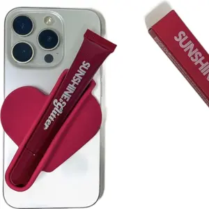 Lip Gloss and Heart Kiss Keeper- Berry Pink