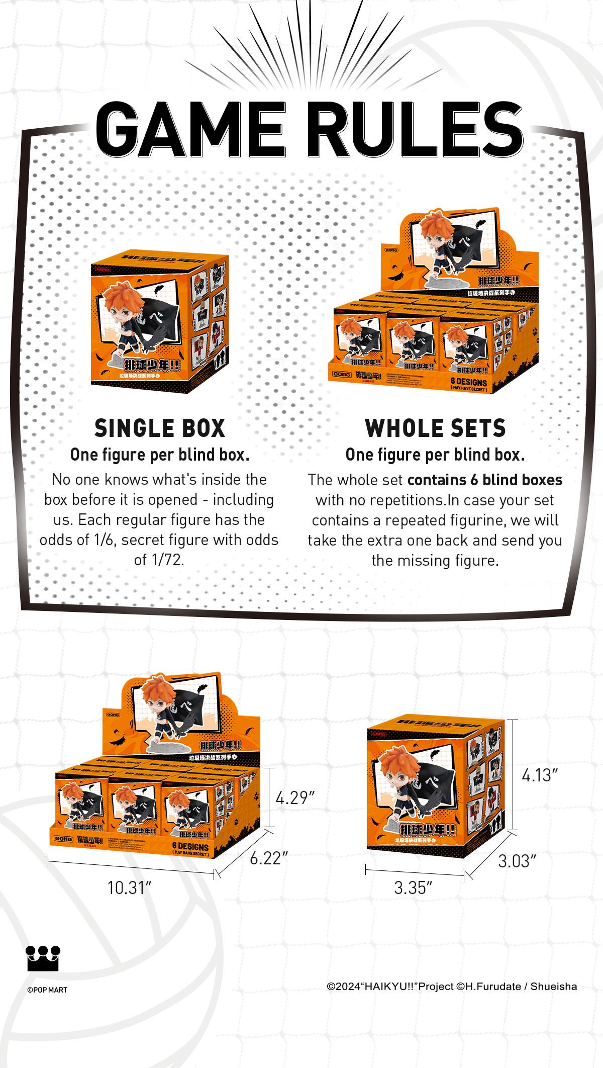 POP MART Haikyu!! The Dumpster Battle Series Figures