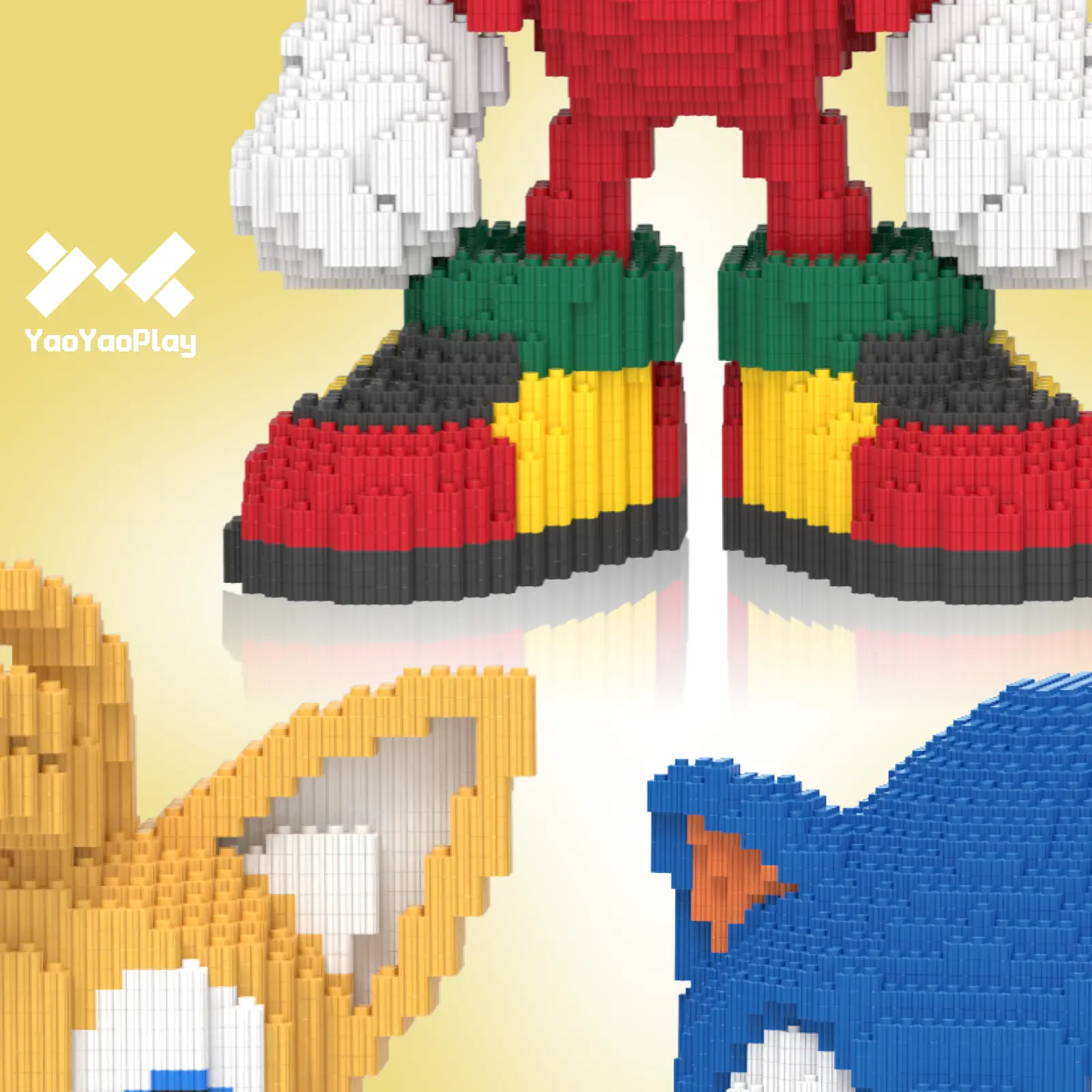 【New Arrivals | Blue · Red · Yellow】Building Blocks Collection & 2-Piece & 3-Piece Bundle Sets