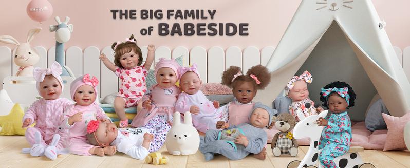 Babeside Realistic Reborn Baby Dolls 17/20/22 Inch Soft Weighted Body Lifelike Newborn Doll Girl & Boy with Gift Box for Kids Age 3+