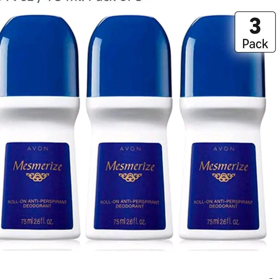 Avon Mesmerize Roll-On Anti-perspirant Deodorant pack of 3