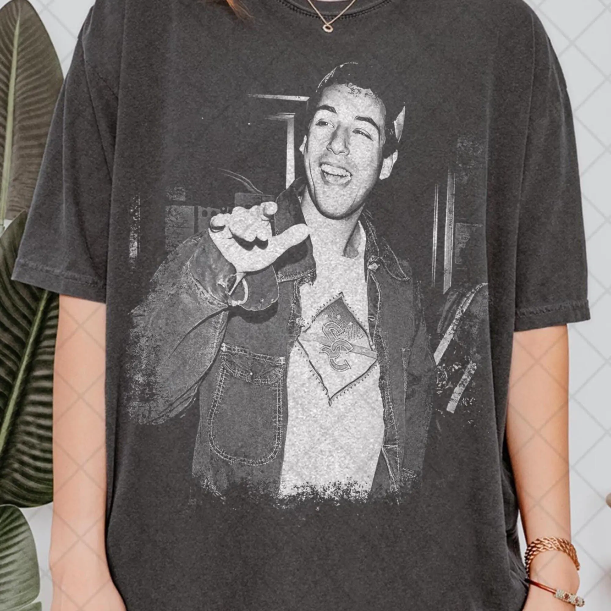 Comfort Colors Retro 90's  Adam Sandler T-Shirt, Funny