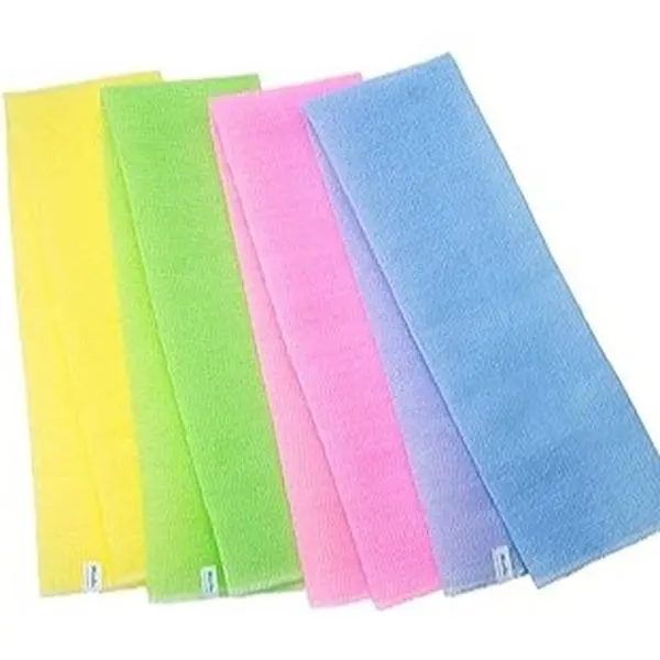 4pcs Bath Body Care Exfoliating Washcloth Set - African Net Sponge, Japanese Shower Scrubber, Deep-Cleansing Back Towel for Smooth, Radiant Personal Skin Care, Deep Cleanse, Skin Safe