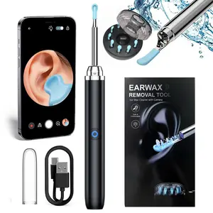 Spring Ear Wax Removal Tool Camera - Ear Cleaner with Camera, 1080P Otoscope, Ear Cleaning Tool, Ear Camera for iPhone & Android Phones