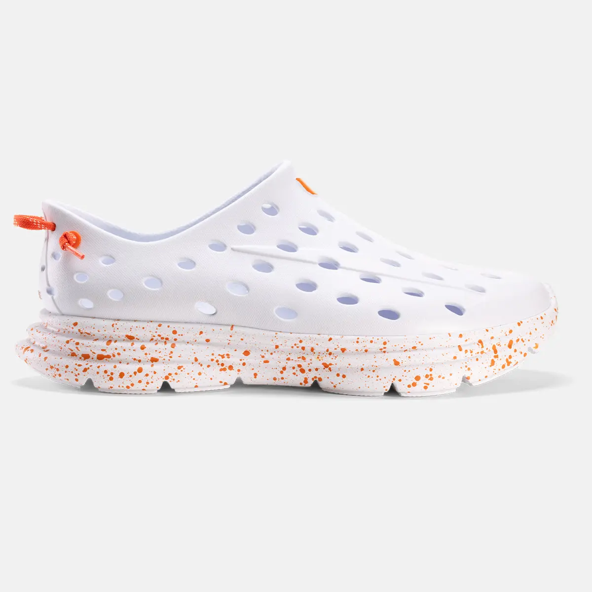 KANE Revive - All White / Orange Speckle Everyday Sneaker, Shoe for Runners KANE Revive - All White / Orange Speckle Everyday Sneaker, Shoe for Runners