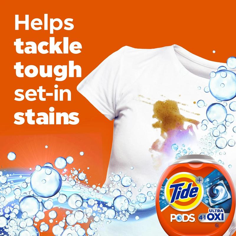 Tide PODS Laundry Detergent Packs, Ultra Oxi, 12 Count