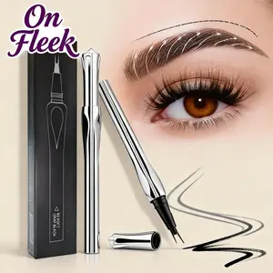 Dual Fork Eyebrow Pen Waterproof Sweatproof Microblading eyebrow pencils with Ultra Fine 0.01mm Tip for Natural Feathery Brows Easy to Use for Beginners all-day makeup