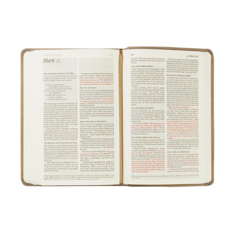 Marlo NLT Compact Bible – Soft Leather-Like Travel-Friendly