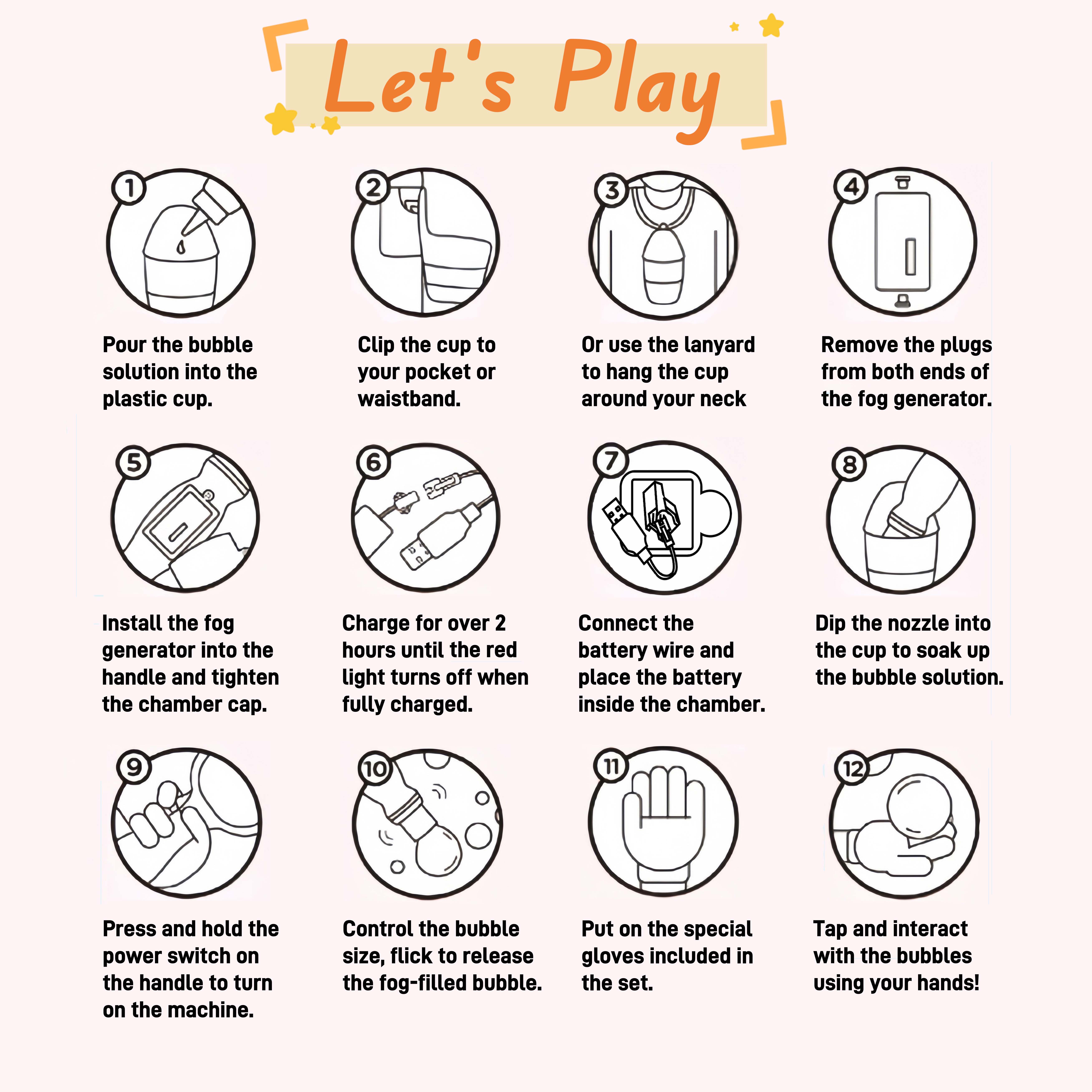 New Fog Bubble Machine with Paddles – Smoke Bubble Wand, Bounceable Bubbles Like Ping Pong, Lights & Music, Fun Outdoor Toy for Kids, Gift for Boys & Girls