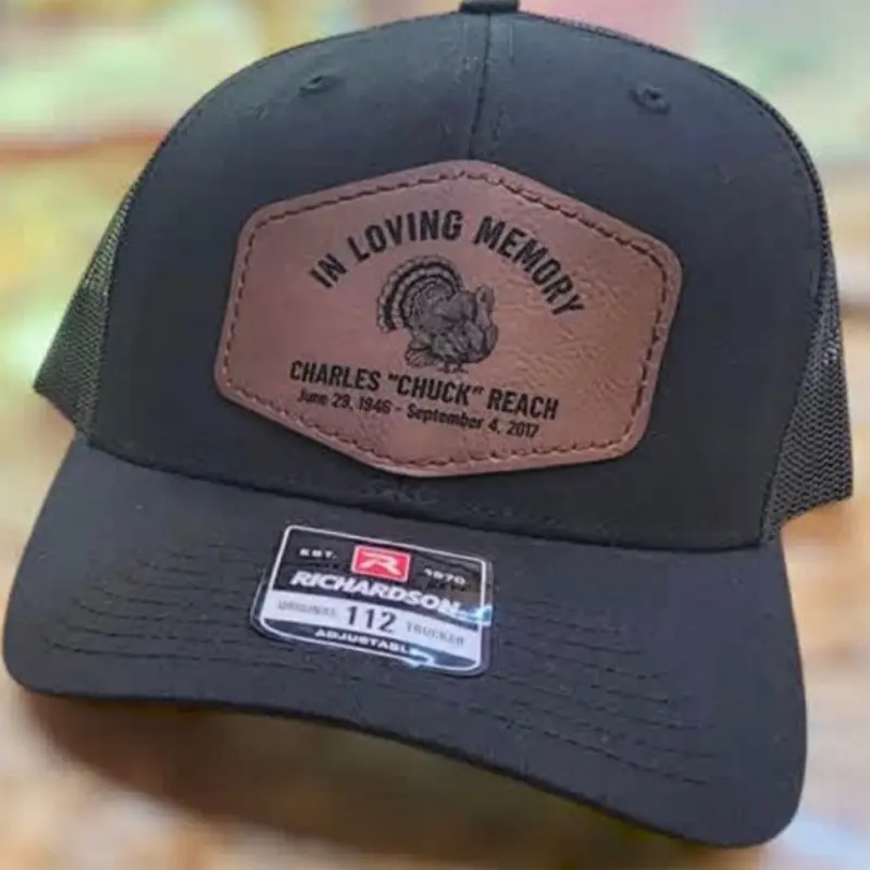 Custom In Memory of Richardson 112 Trucker Hat - Personalized Name Patch Keepsake Gift