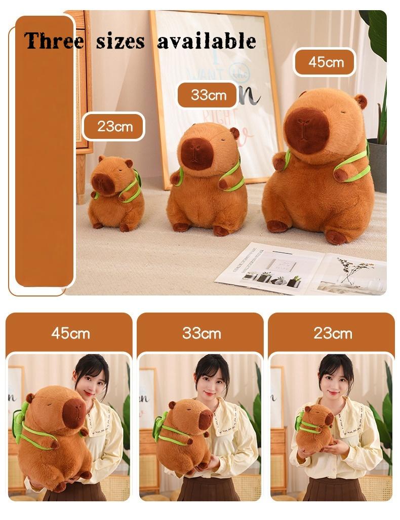 Summer Capybara Plush Toy Soft Cuddly Simulation Stuffed Animal for Home Sofa Bed Decoration Ideal Gift for Animal Lovers Ages 12+ Summer Capybara Plush Toy Soft Cuddly Simulation Stuffed Animal for Home Sofa Bed Decoration Ideal Gift for Animal Lovers Ages 12+