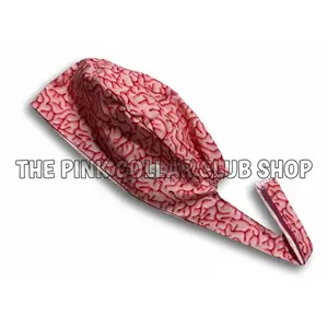 Beauty & Brains silk lined scrub caps for the healthcare workers hair protection