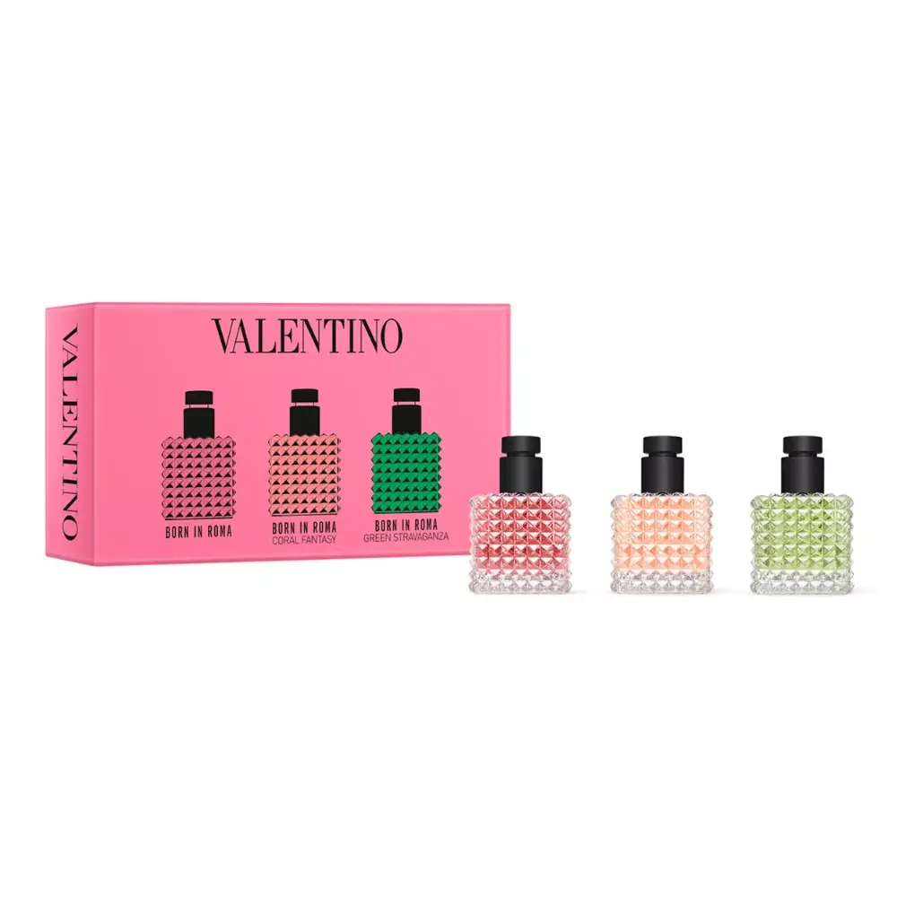 Valentino Born in Roma Donna Trio Discovery Set – 3 Piece Perfume Gift Set