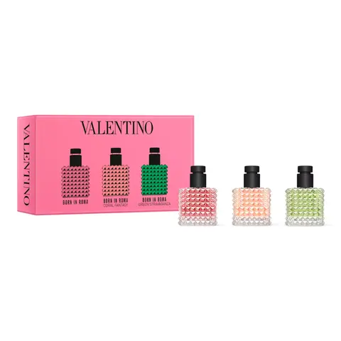 Valentino Born in Roma Donna 3-Piece Fragrance Gift Set - Women's Perfume, Boxed Bottled Fragrance Set for Women