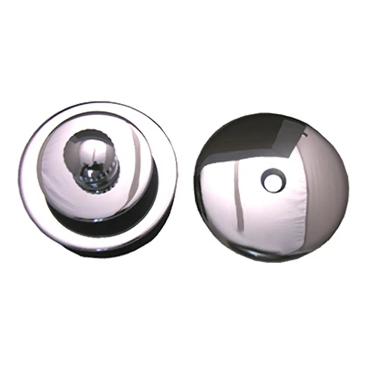 Larsen Supply Bathtub Drain Conversion Kit, Pull & Drain Style Bathroom Fixtures with a Chrome Finish for 1.25-1.5 in Openings, Includes Face Plate and Screws, Plumbing Accessories, Fits Openings, Pill & Drain Mechanism
