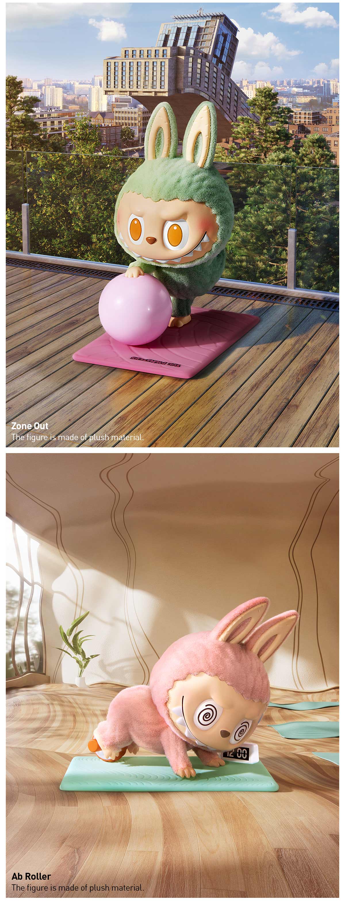 [Spanish]-THE MONSTERS Lazy Yoga Series Figuras Coleccionables Caja Ciega, Caja Sorpresa