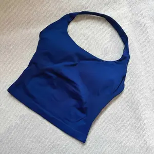 Impact Seamless Halter Tank Top - Backless Gym Sports Vest| Snatched Fit Yoga Training Apparel for Women