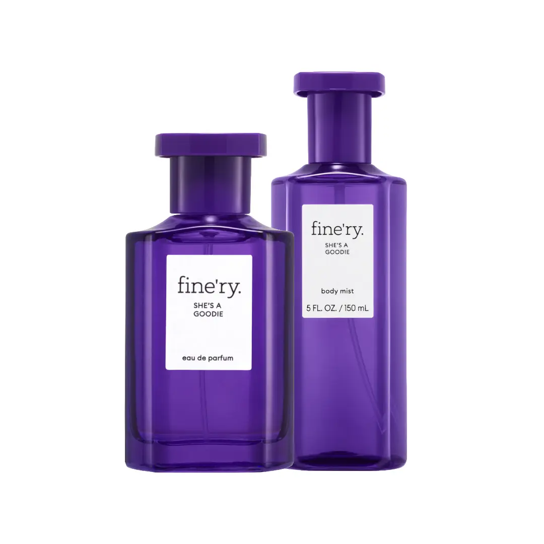 fine'ry She's a Goodie Gift Set, Aromatic Floral Scent with Gardenia & Tuberose, 2-Piece Beauty Perfume Bundle for Women (60ml EDP, 150ml Body Mist), Edp Liquid Perfumes, Cosmetic Scented, Edp Fragrances, Floral Scented Perfume