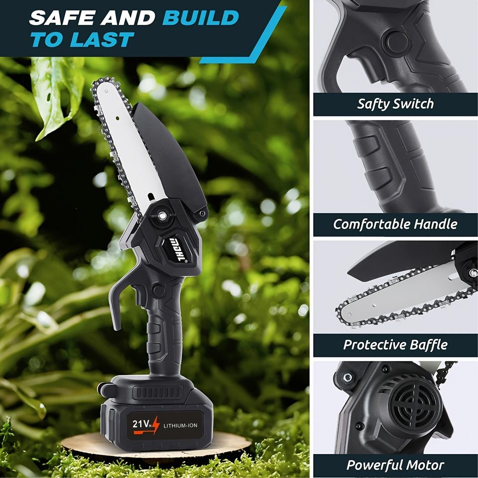 Compact Cordless Chainsaw, 6-Inch Portable Chainsaw, Battery-Powered 6-Inch Chainsaw, Handheld Electric Saw for Trimming Trees And Cutting Wood, Automatic Oiler for Branches, Yard, Home, Garden, Perfect Gift for Men, Spouse, Father, Compact Cordless Chainsaw, 6-Inch Portable Chainsaw, Battery-Powered 6-Inch Chainsaw, Handheld Electric Saw for Trimming Trees And Cutting Wood, Automatic Oiler for Branches, Yard, Home, Garden, Perfect Gift for Men, Spouse, Father,