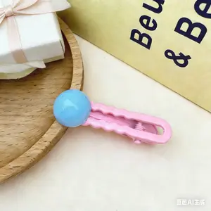 [1 gift] Blue and pink hairpin, suitable for gifting friends, holiday gifts