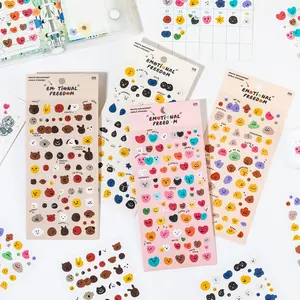 Emotional Freedom Mouth Replacement Emoji Sticker Book 4 in 1 Set for Journaling Scrapbooking