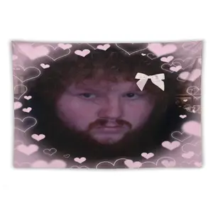 CaseOh American Flag Wall Tapestry/ Wall decor/twitch streamer/ video gamer/fashion icon - USA Flag Tapestry for Wall hanging Cotton Decorative Pink Bedroom Accessories Decoration Linen Light Black