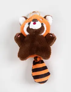 FULL TILT Plush Red Panda Bag Charm, Brown
