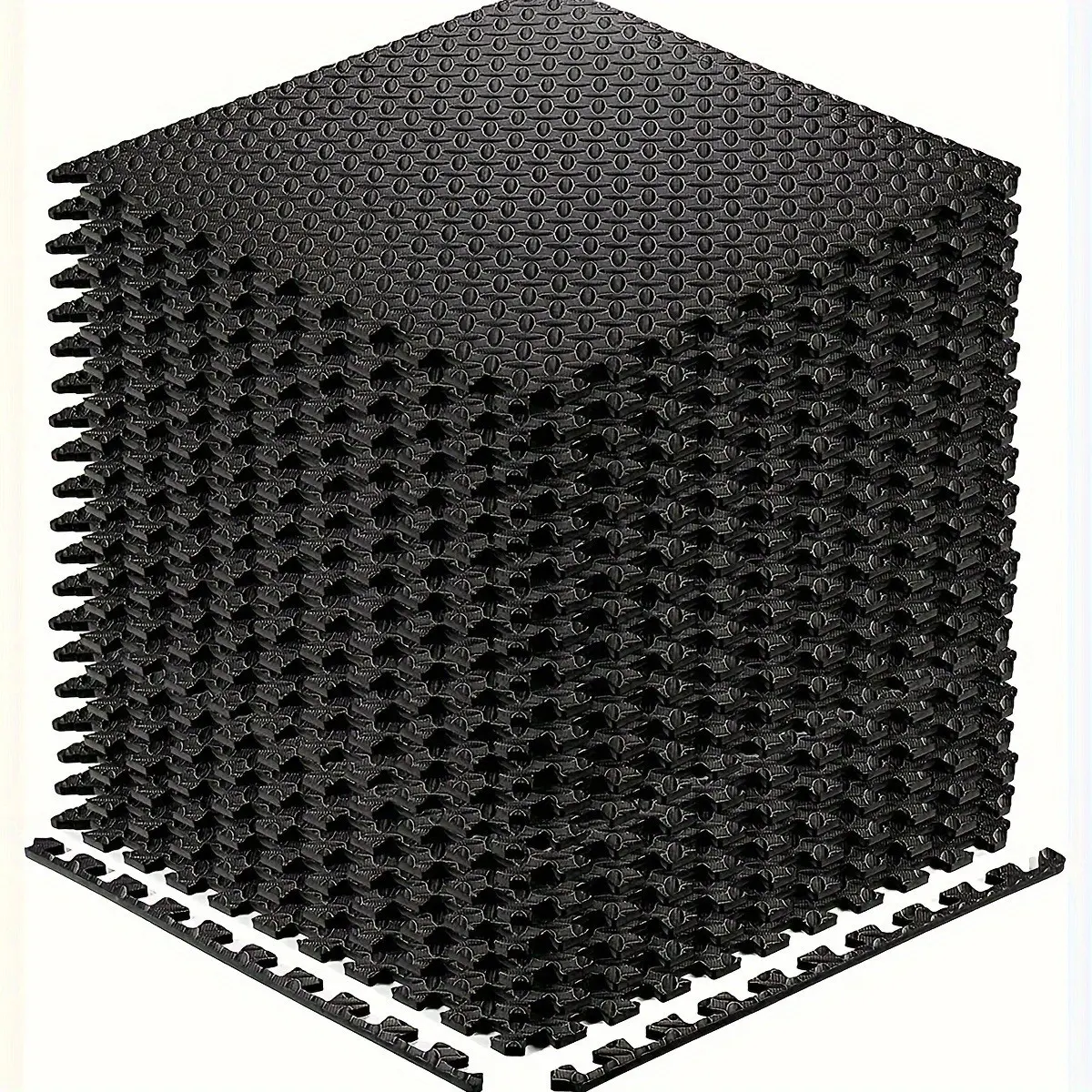 Durable Eva Foam Interlocking Mats Set, 20-Piece Non-Slip Waterproof Flooring Tiles for Home Gym Pilates Yoga Game Room, Durable & Foldable, Anti Slip Rugs, Work Out Mat, Portable Foldable Mat