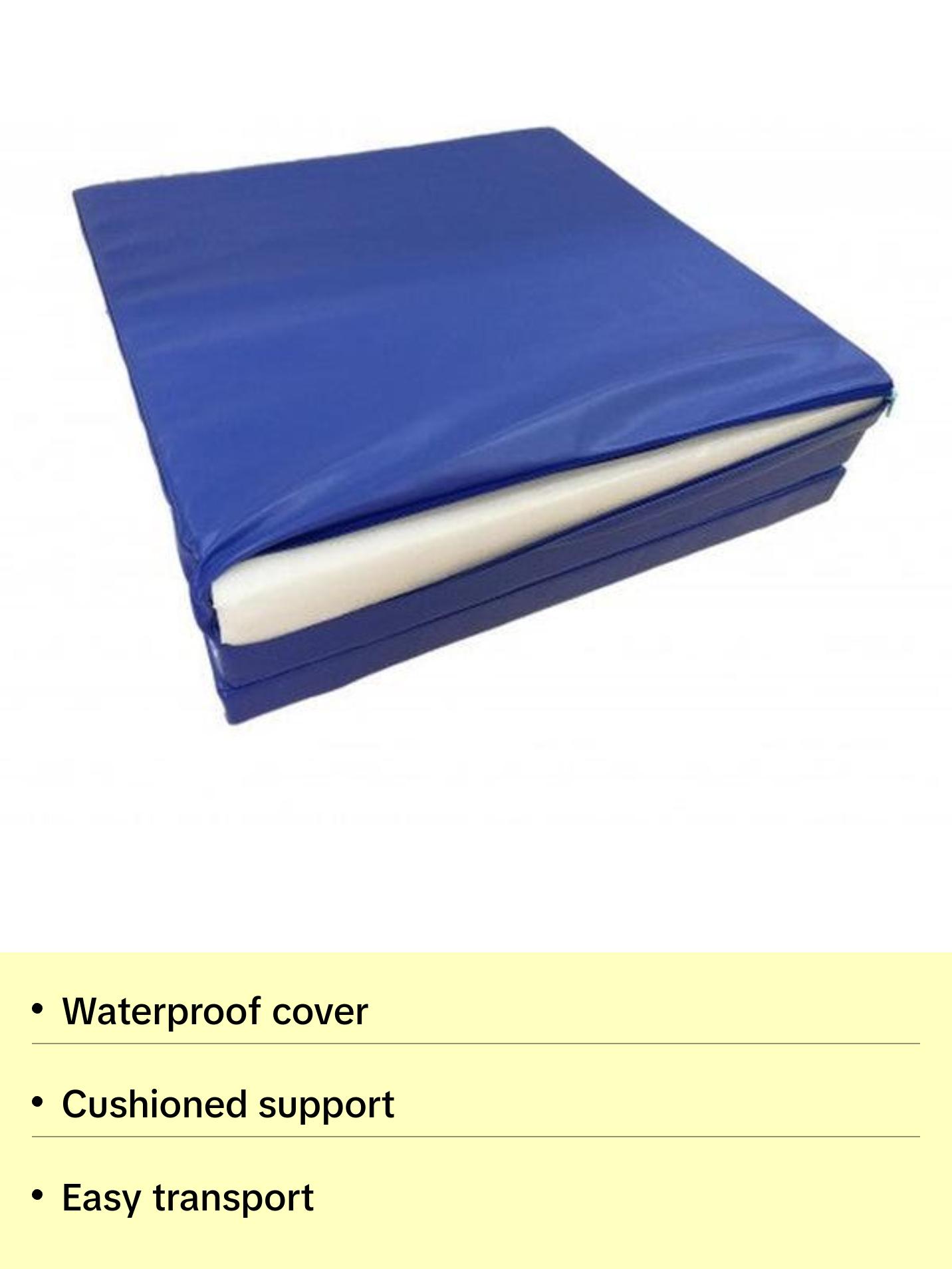 6' Exercise Tri Fold Gym Mat For Gymnastics Aerobics Yoga Martial Arts Dance