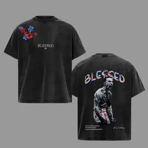 Max Holloway Blessed V2 Tee, Blessed BMF T-shirt, UFC MMA Fan Custom Graphic Design, Gym Wear, Gift for Fighters, Sports Apparel
