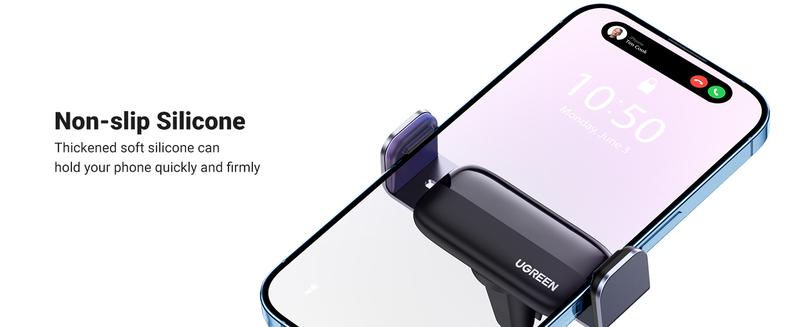 UGREEN Car Vent Phone Mount Air Vent Clip Holder Compatible with iPhone 17 16 15 13 12 Pro Max , Smartphone Accessories Retractable Cellphone Stand-Labor Day Sale，TikTokShopBlackFriday ,TikTokShopHolidayHaul