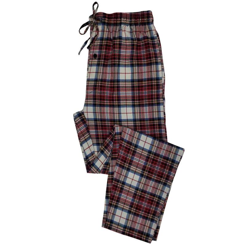 Cotton Lounge Pajama Pants for Men | Plaid S-6XL | Different Touch
