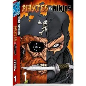 USED-Pirates Vs. Ninjas Pocket Manga Volume 1 by Fred Perry (Paperback)