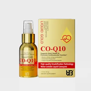 UQB Liquid Gold CoQ10 Supplement – Supports Heart Health, Boosts Cellular Energy & Mitochondrial Health