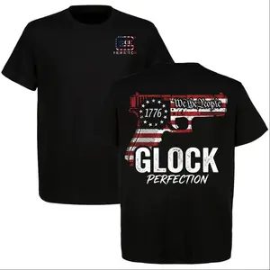 Glock Perfection 1776 We The People T-shirt, Patriotic Gun Rights Tee, Great Gift for Gun Lovers, Patriots, Made in USA