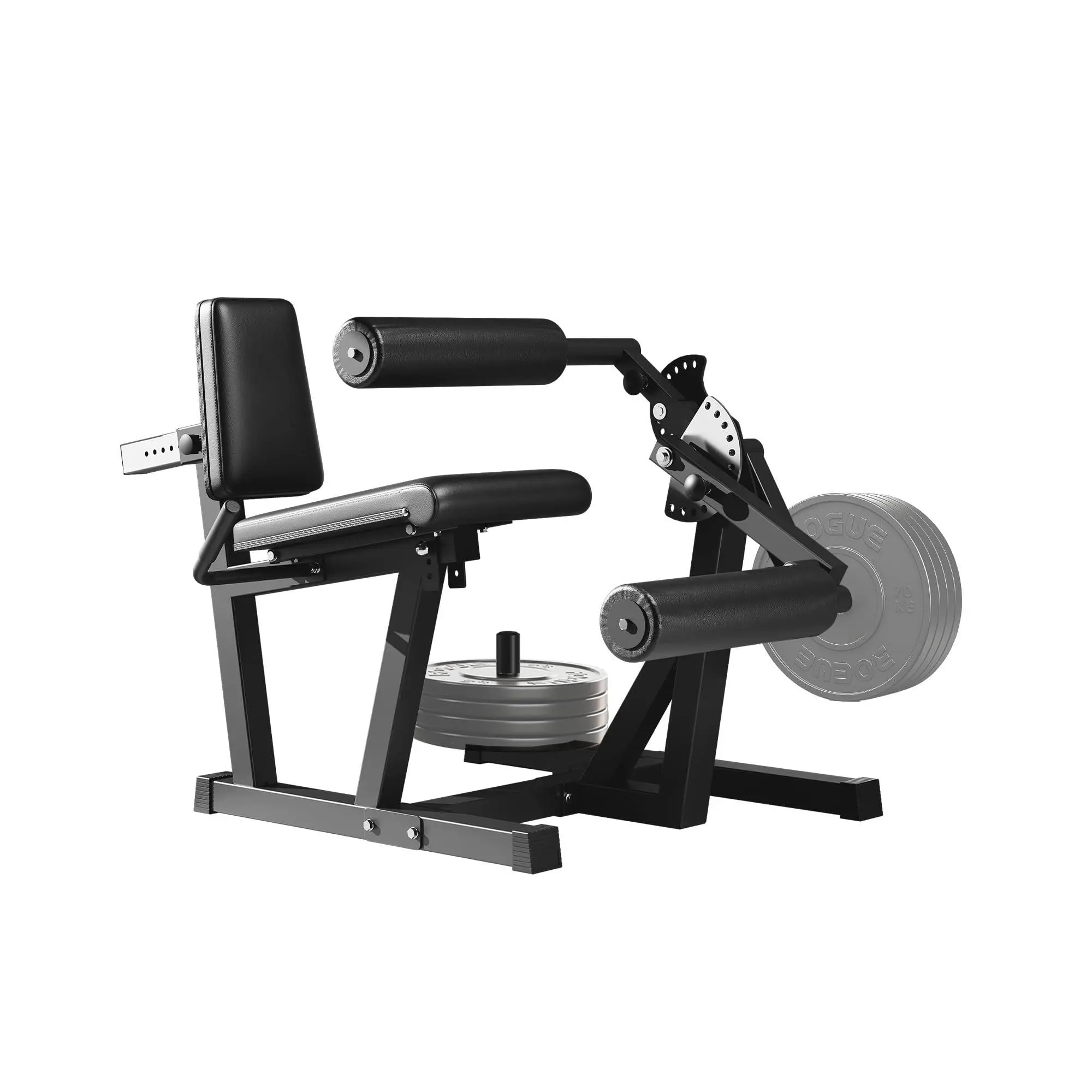 Leg Extension and Curl Machine - 700 LBS Capacity Leg Extension Curl Machine for Home Gym, Hamstring Curl, Hip Thrust & Calf Raise, Heavy-Duty Lower Body Workout Equipment,Black