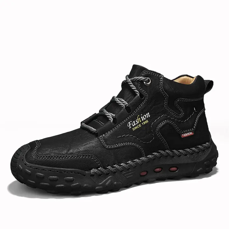 sport shoes – soft leather short boots, retro hand-stitched outdoor shoes, fashionable lace-up ankle boots, comfortable, lightweight, and slip-resistant outdoor footwear. Training Shoes Peach minimal white men style swear мужская одежда lobster dunks
