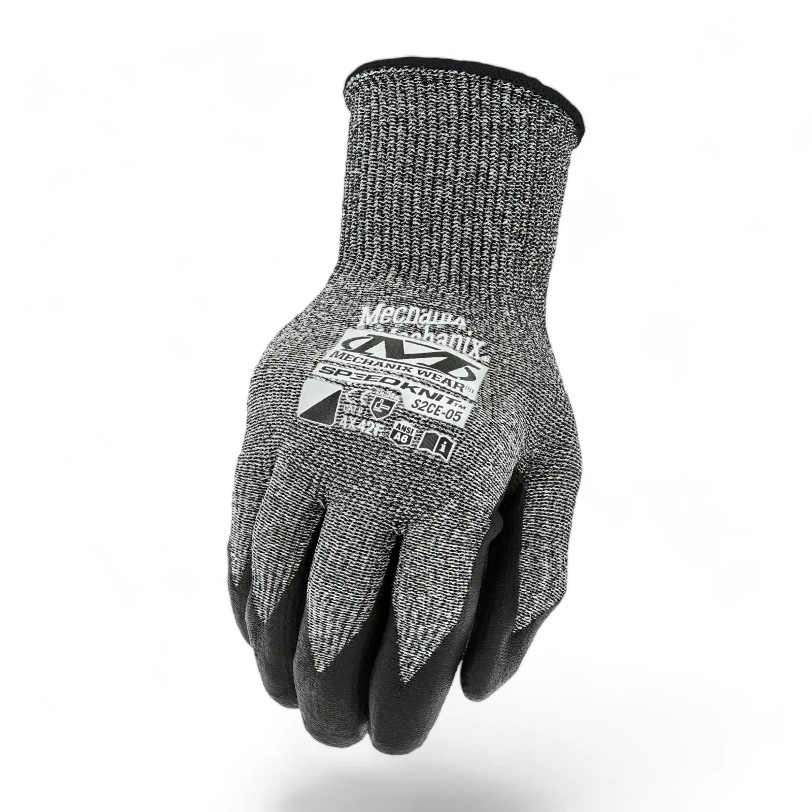 Mechanix Wear S2CE-05 SpeedKnit F6 Black Gloves 12 Pairs